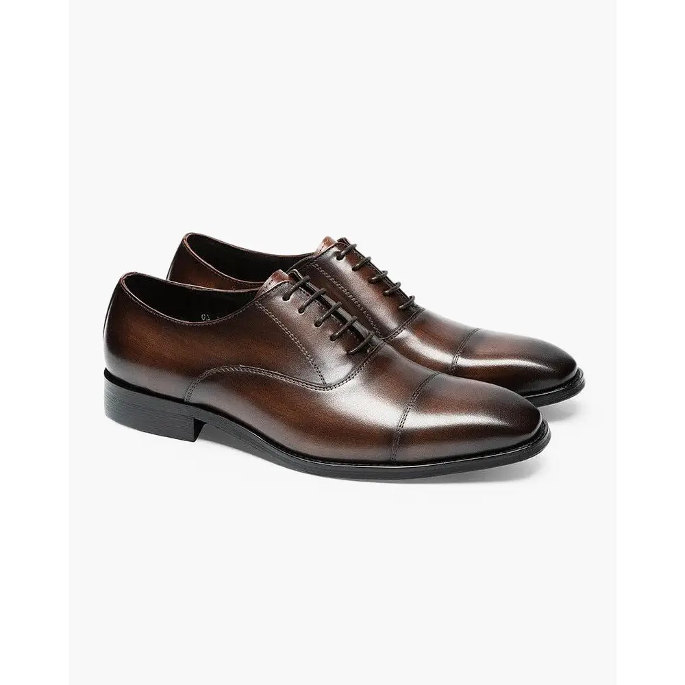 Classic Leather Oxford Shoes - Brown / EU 38 / US 5 / UK 4