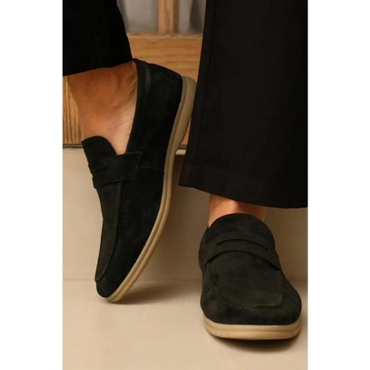 Classic Suede Penny Loafers
