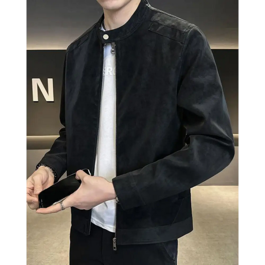 Classic Suede Zip Jacket