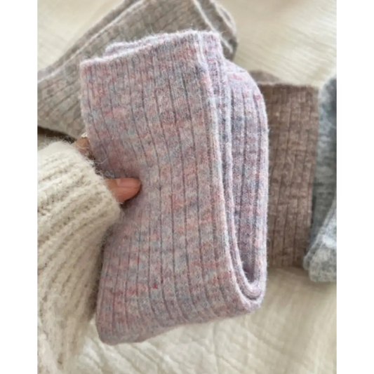 Cozy Wool Knit Socks