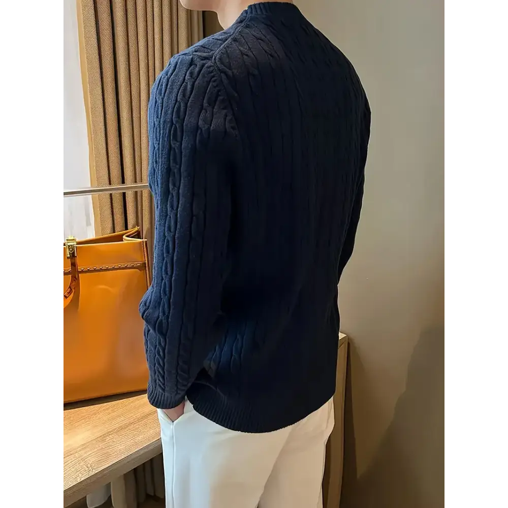 Dense Cable Knit Sweater
