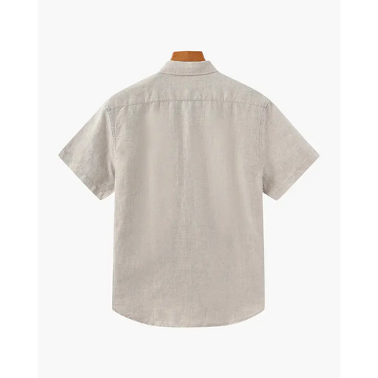 Essential Linen Short-Sleeve Shirt