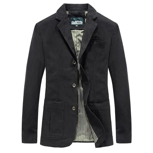 Heritage Corduroy Blazer - Black / M