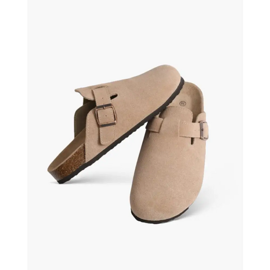Heritage Suede Clog Sandals