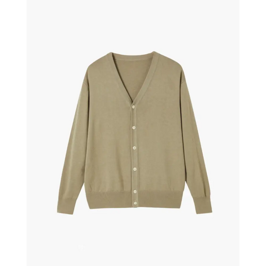 Heritage Wool Cardigan - Beige / XS