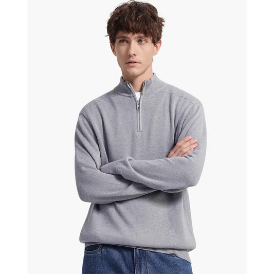 Heritage Wool Half-Zip Sweater