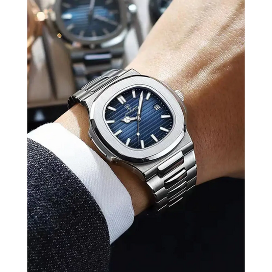 Minimalist Stainless Steel Wristwatch