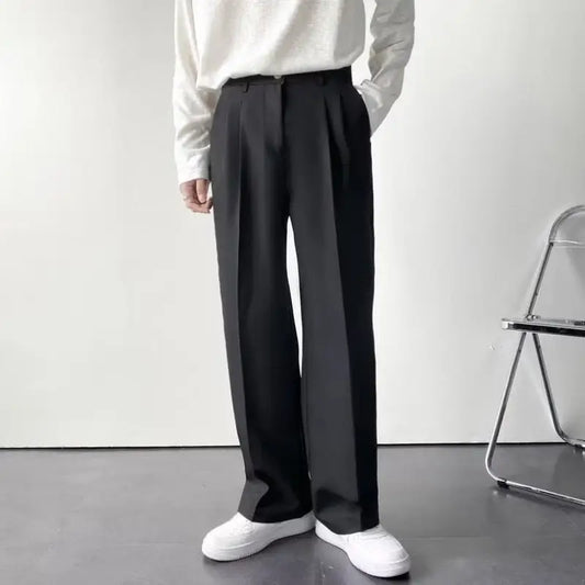 Minimalist Wide-Leg Trousers