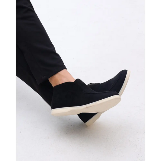 Old Money High Suede Loafers