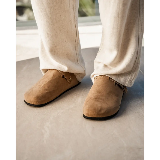 Old Money Soft Suede Clogs