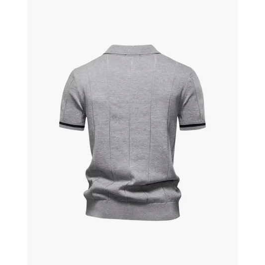 Old Money Zip Polo Shirt