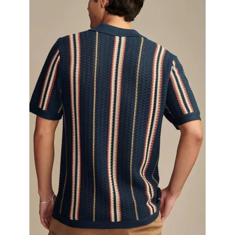 Retro Knit Stripe Shirt