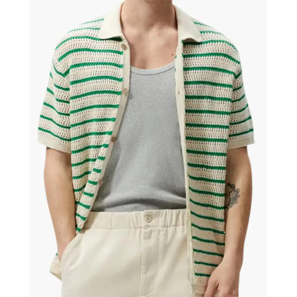 Riviera Knit Button Shirt - M