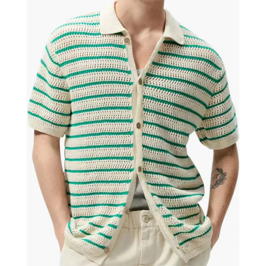 Riviera Knit Button Shirt - S