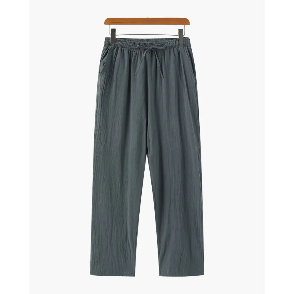 Signature Linen Pants - Green / S