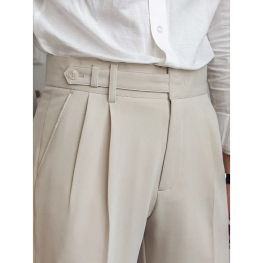 Signature Pleated Trousers