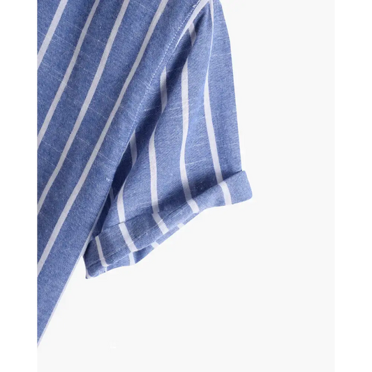 Striped Linen Summer Shirt