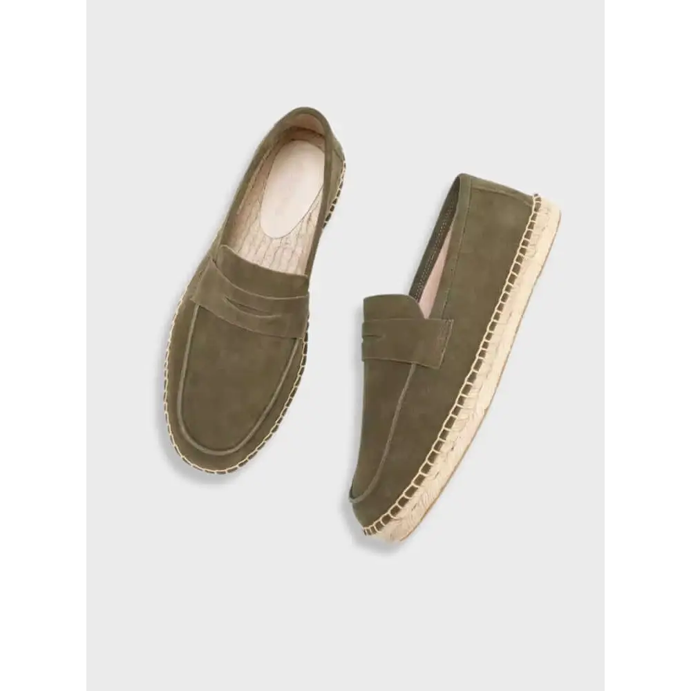 Suede Espadrilles