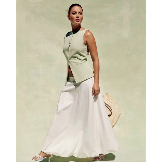 Tailored Sleeveless Vest|