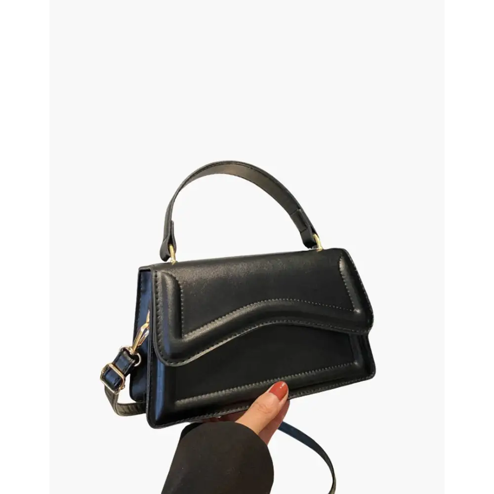 The Petite Top-Handle Bag - Black