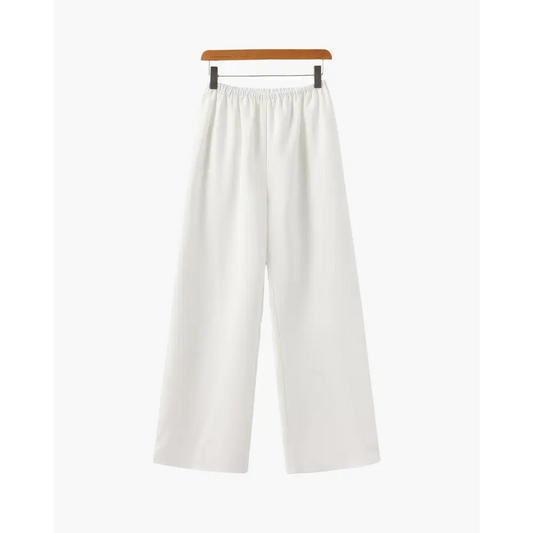 Wide Leg High Rise Pants