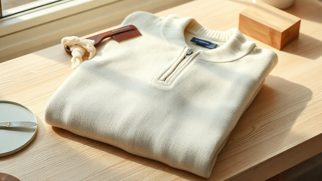 How to Wear a Cream Cashmere Half-Zip: A Quiet Luxury Guide