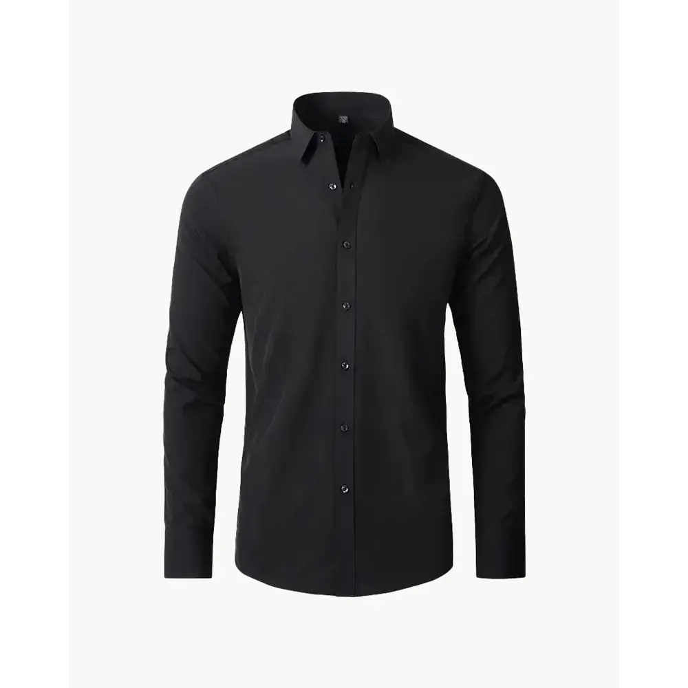 Ashford Tailored Full Sleeve Shirt - Black / S