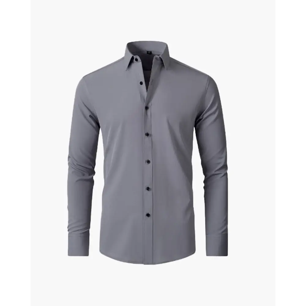 Ashford Tailored Full Sleeve Shirt - Gray / S