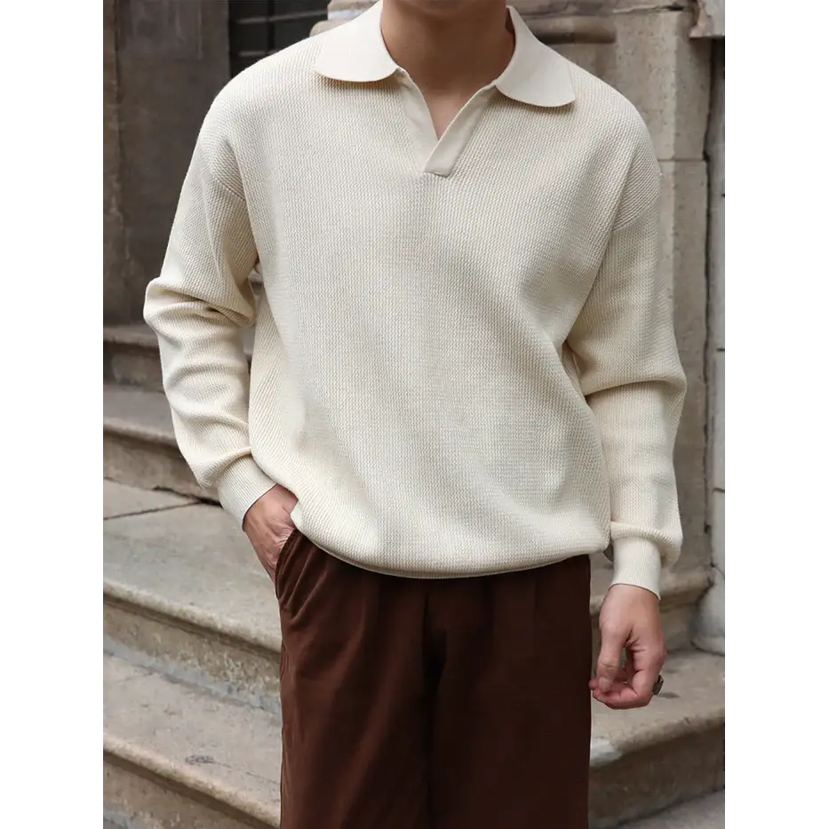 Belgravia V-neck Knit Polo