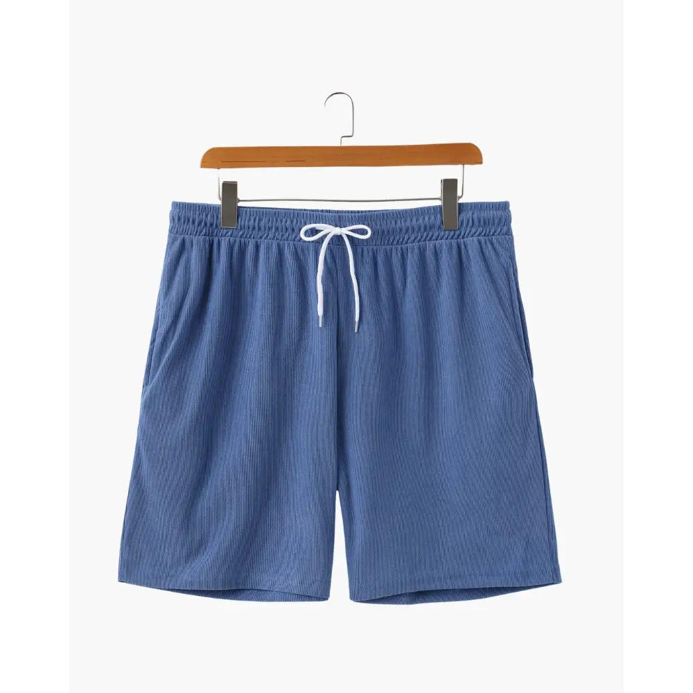 Breezy Corduroy Shorts - Blue / S