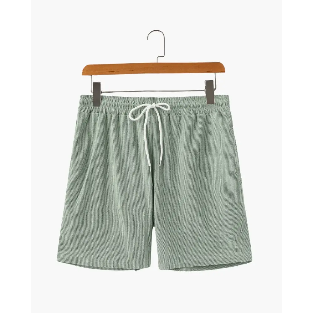 Breezy Corduroy Shorts - Green / S