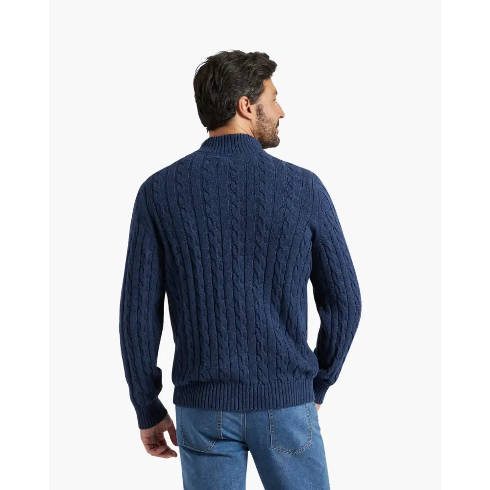 Cable Knit Half-Zip