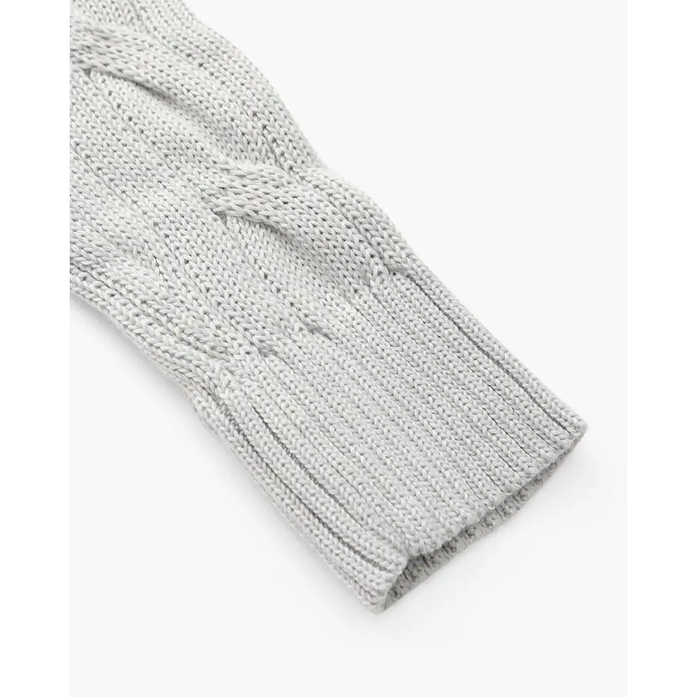 Cable Knit Half-Zip
