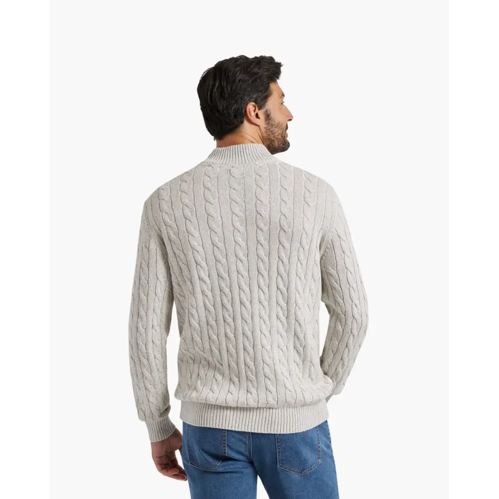 Cable Knit Half-Zip