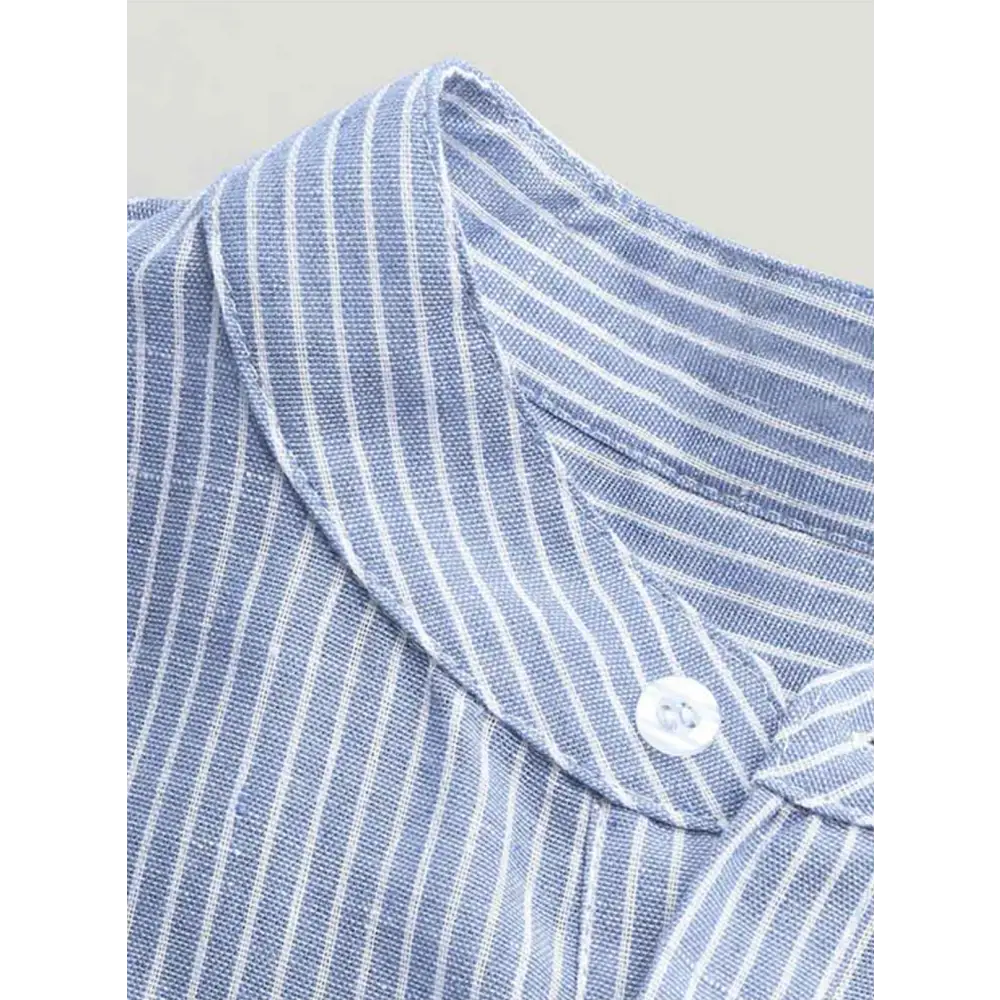 Capri Linen Grandad Shirt