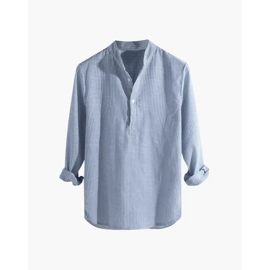 Capri Linen Grandad Shirt