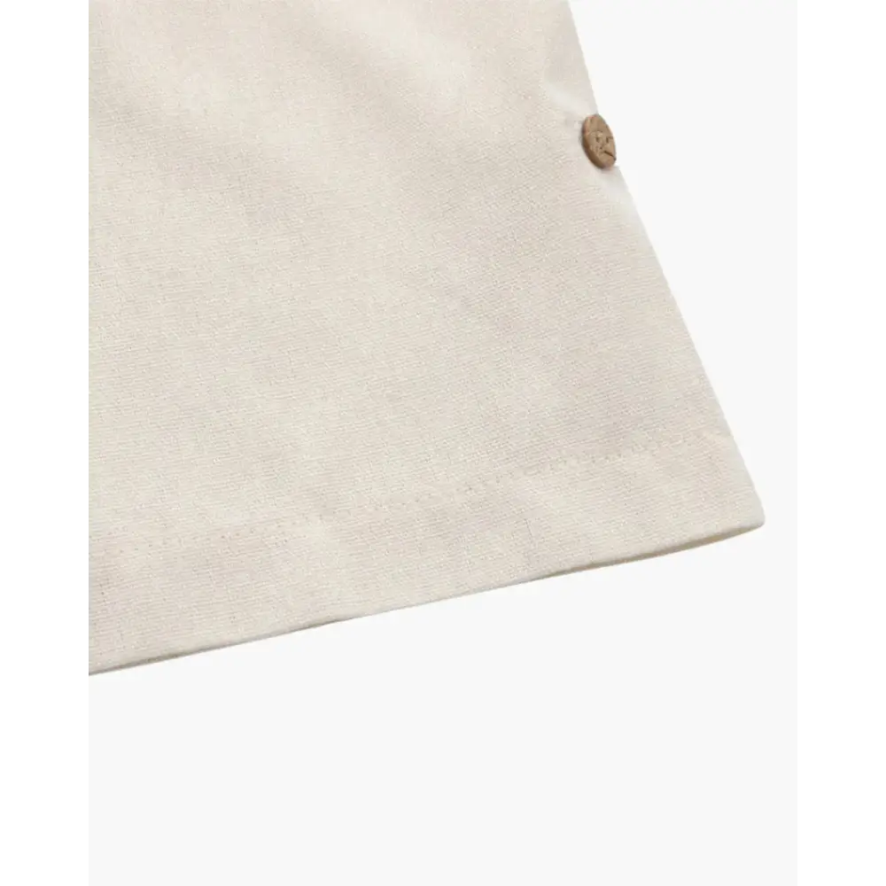 Casual Short Sleeve Linen Shirt