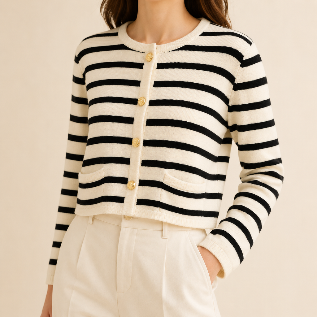 Belgravia Striped Vest - Small
