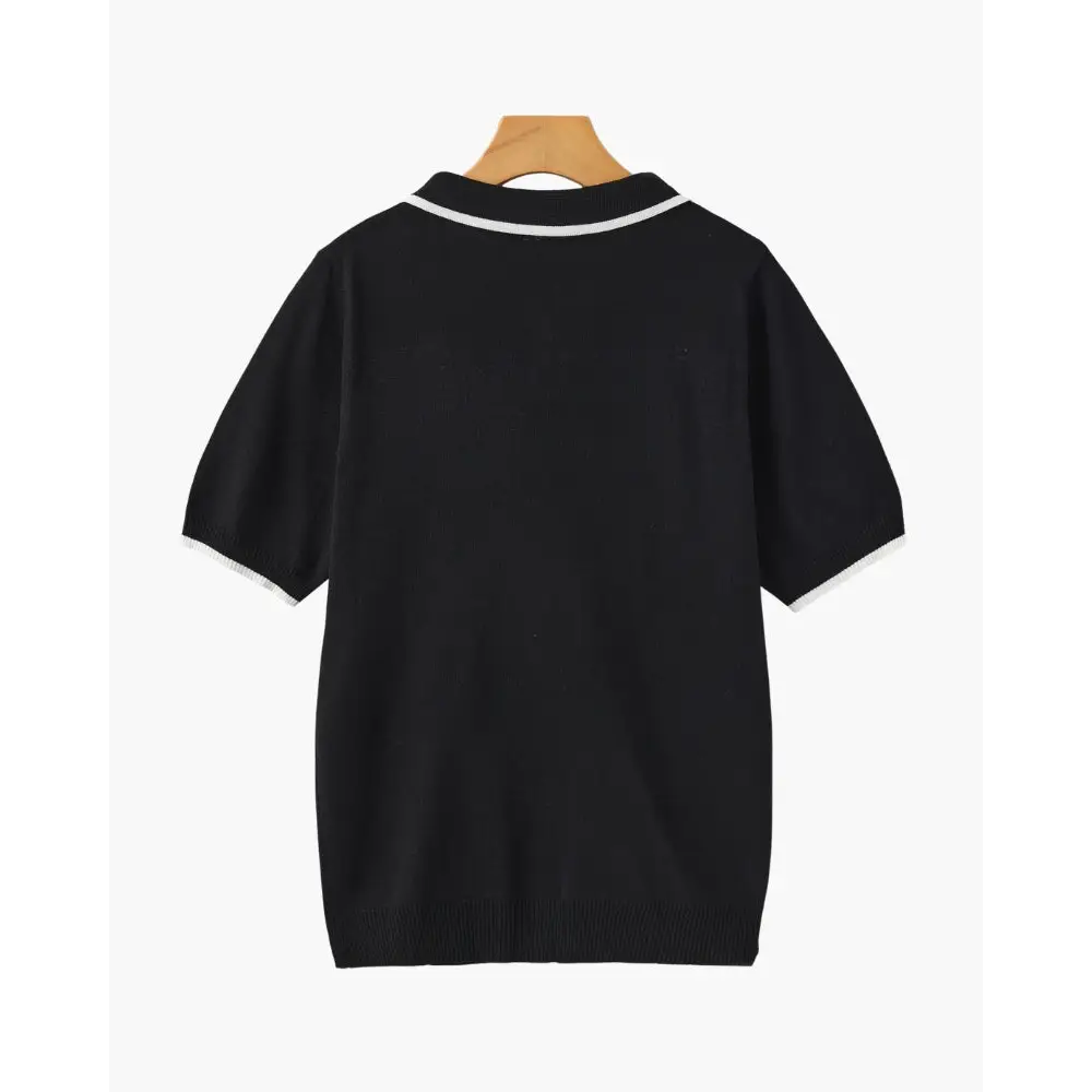 Classic Knit Polo Shirt