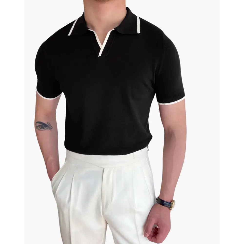 Classic Knit Polo Shirt