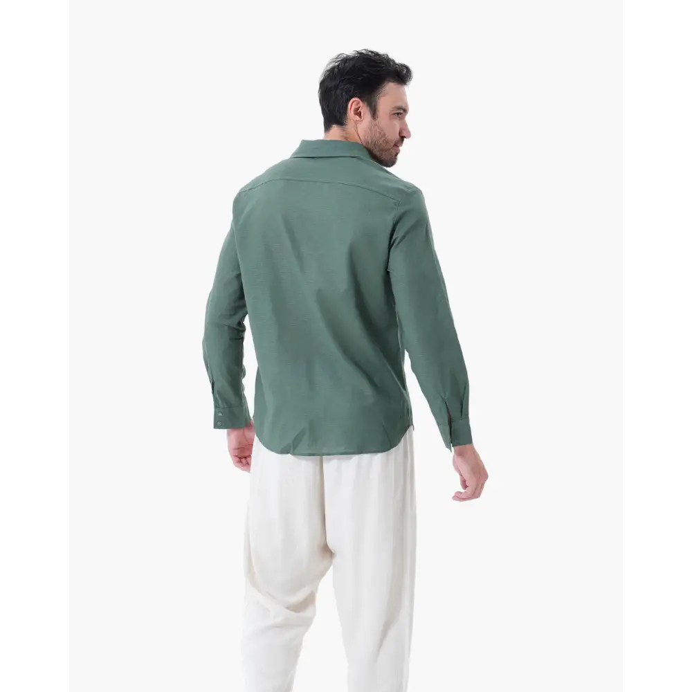 Classic Long Sleeve Linen Shirt