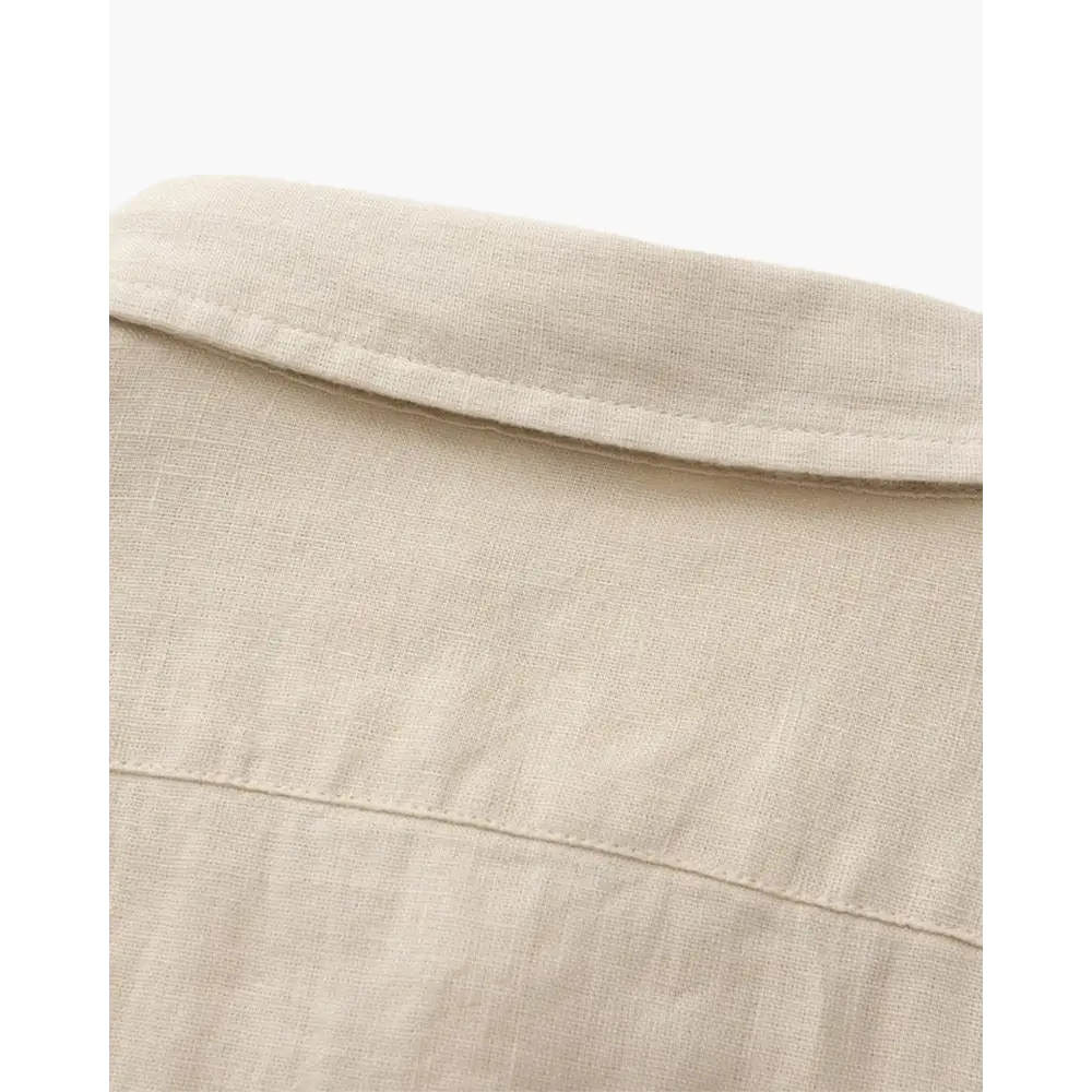 Classic Long Sleeve Linen Shirt