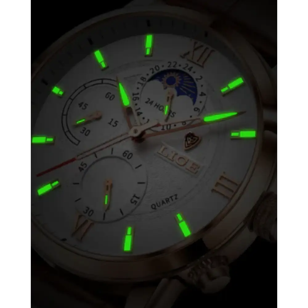 Classic Moonphase Chronograph Watch