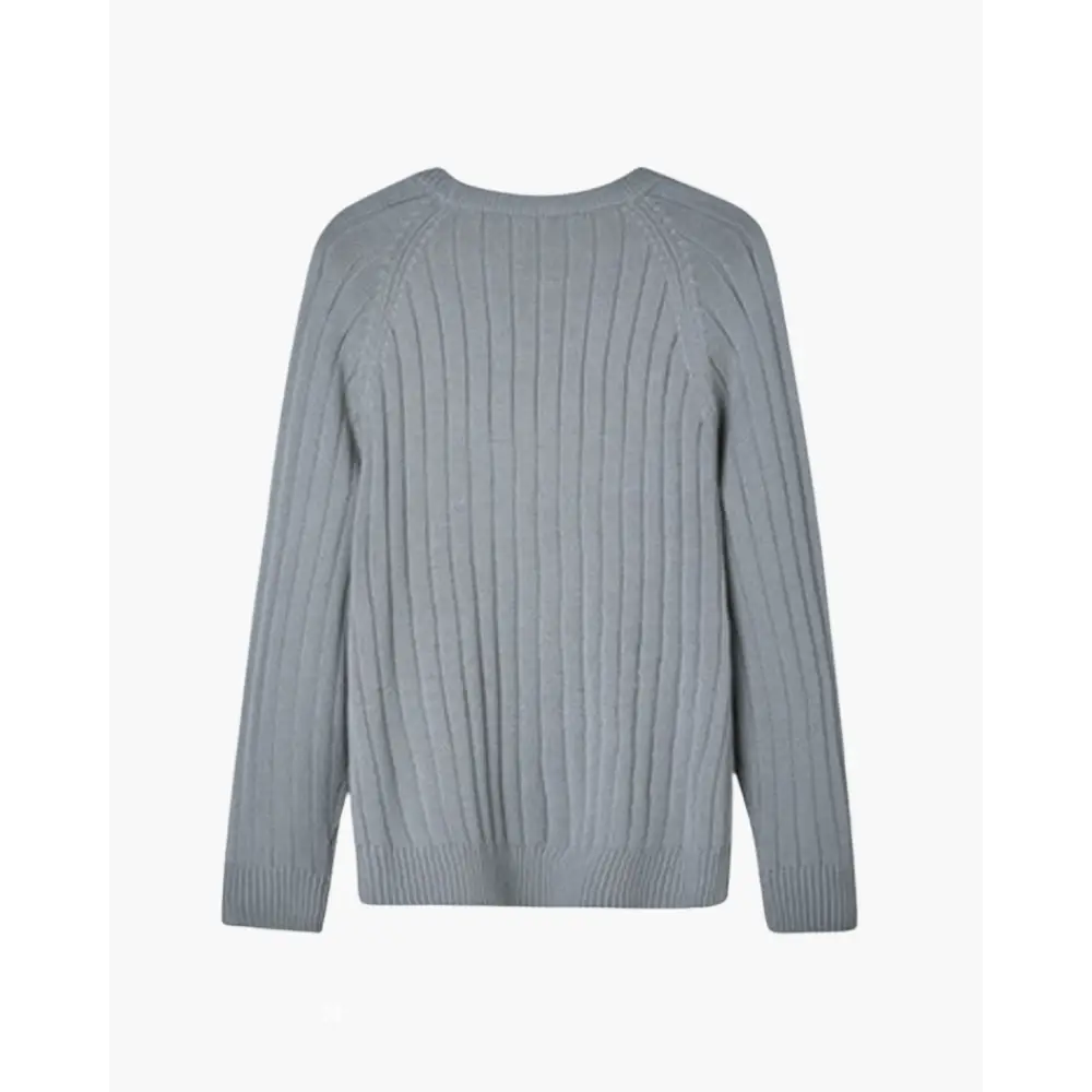Classic Ribbed Wool Sweater