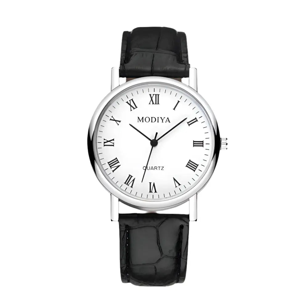 Classic Roman Leather Watch