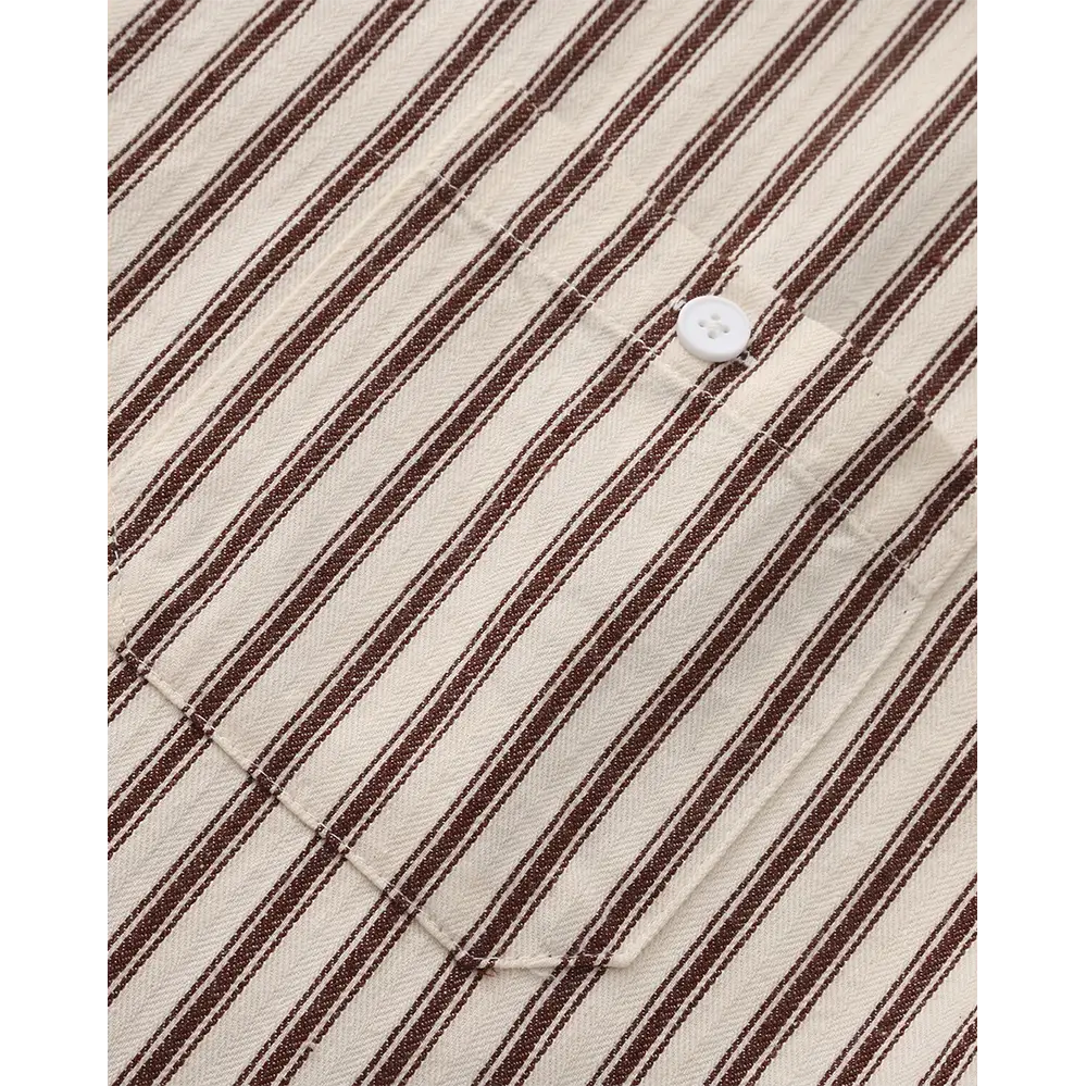 Classic Striped Button-Up Shirt