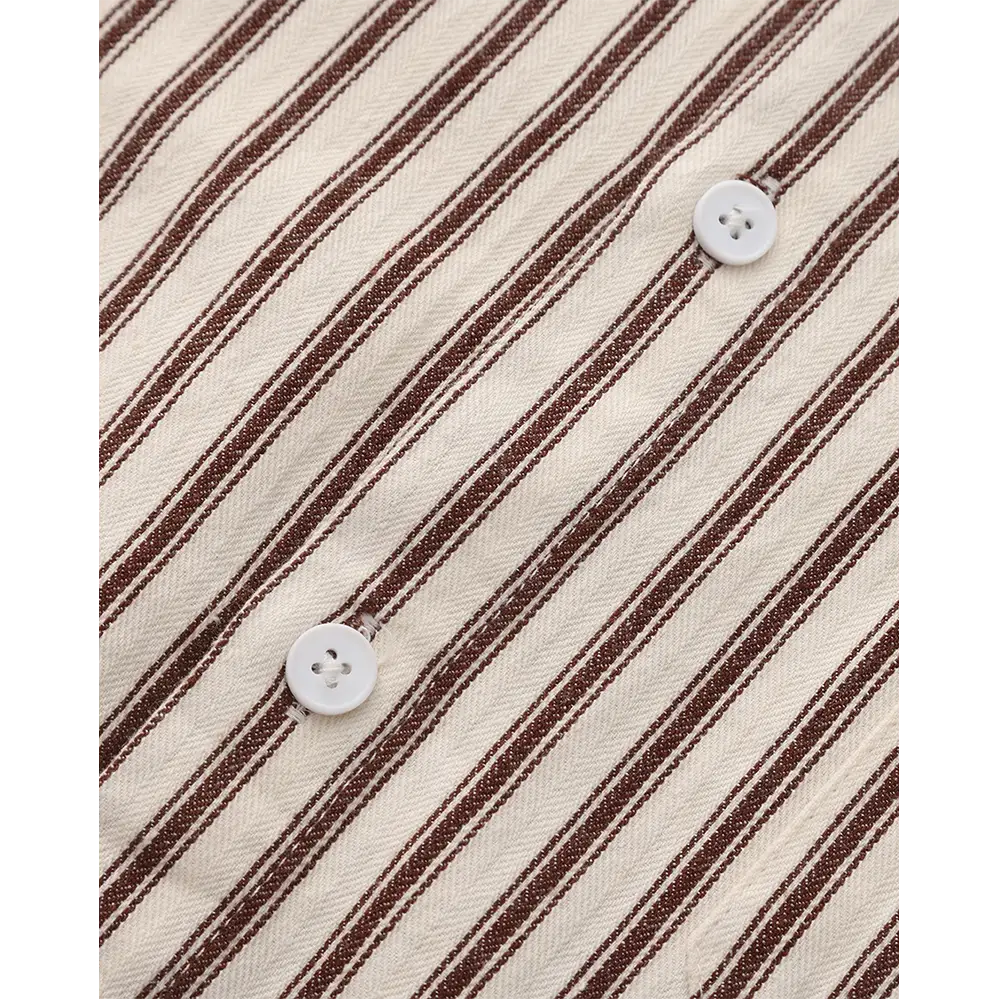 Classic Striped Button-Up Shirt