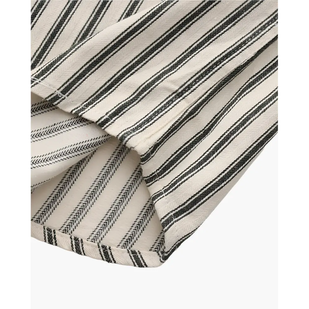 Classic Striped Button-Up Shirt