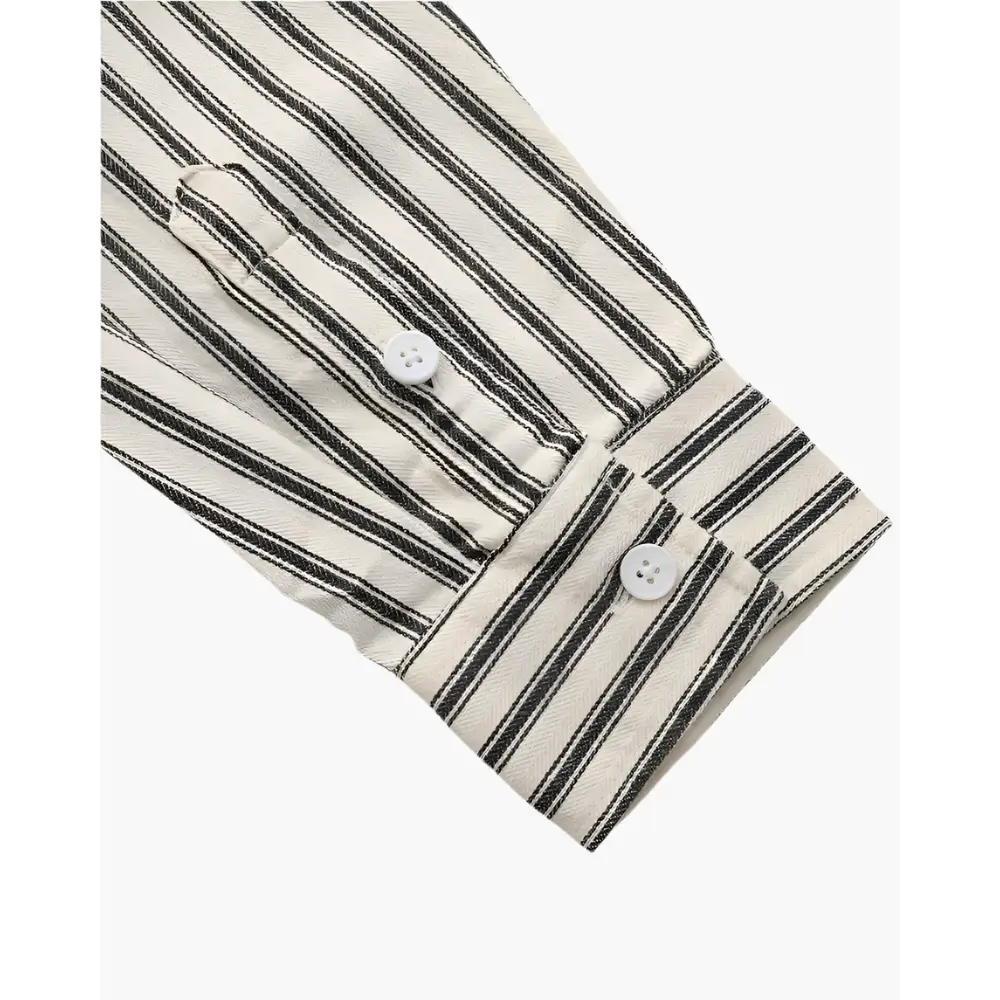Classic Striped Button-Up Shirt
