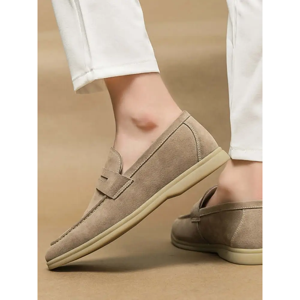 Classic Suede Penny Loafers